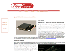 Tablet Screenshot of fiberguard.com